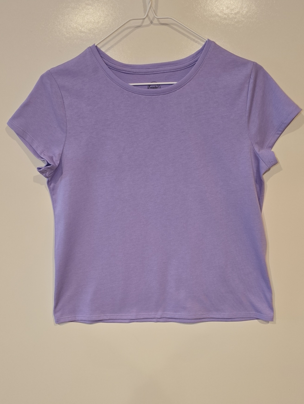 wonder nation - Lavender Crewneck Kids Short Sleeve Tee
